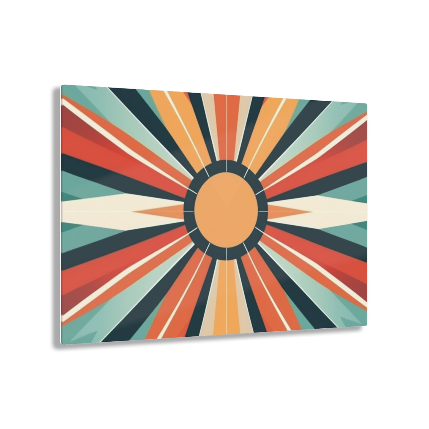 Starburst Acrylic Prints in Atomic Age and Midcentury Modern Design