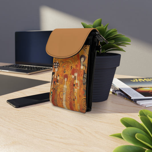 Timeless Beauty: Small Cell Phone Wallet Reflecting the Fusion of Art and Fashion in the 19th Century