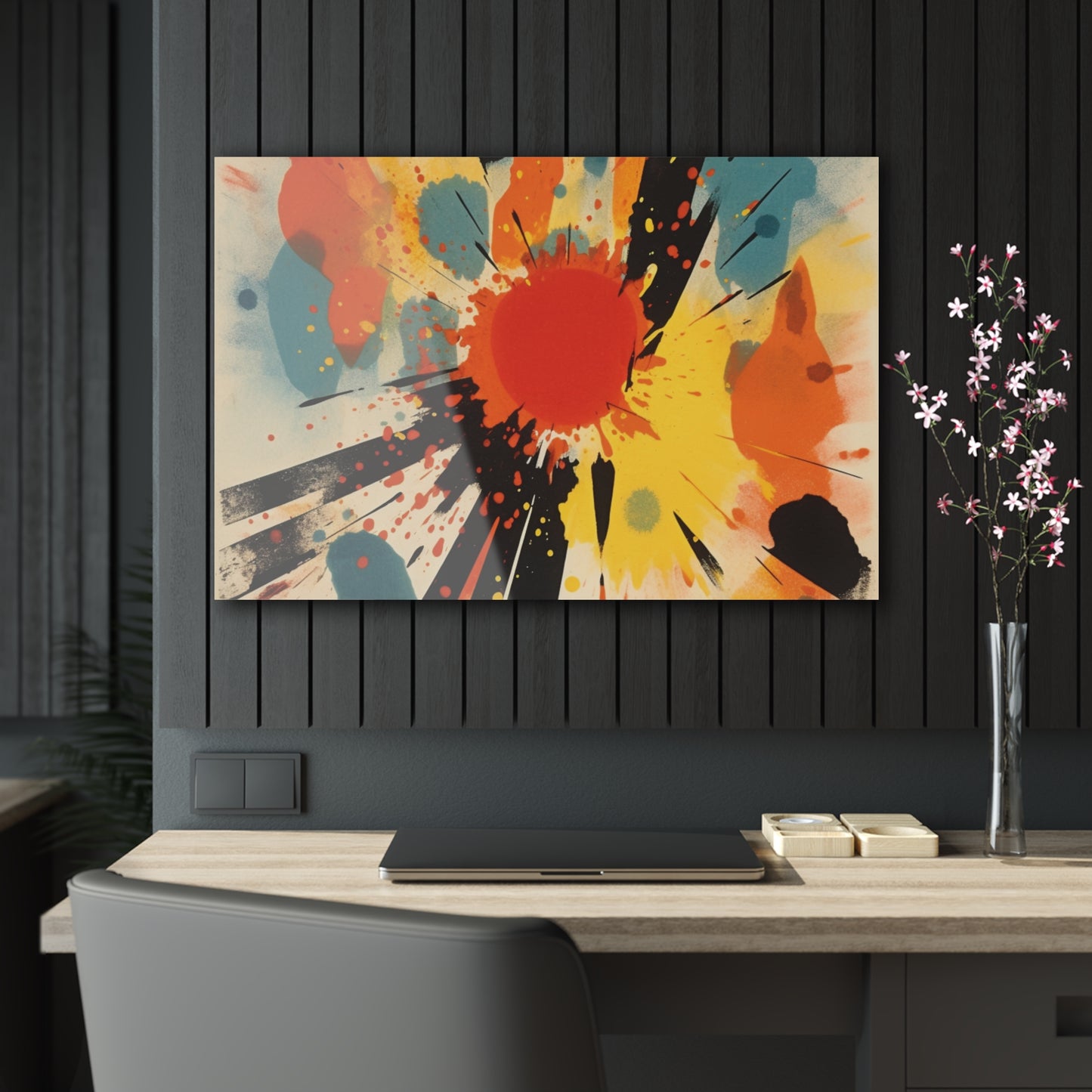 Cosmic Fusion: Abstract Art Acrylic Prints