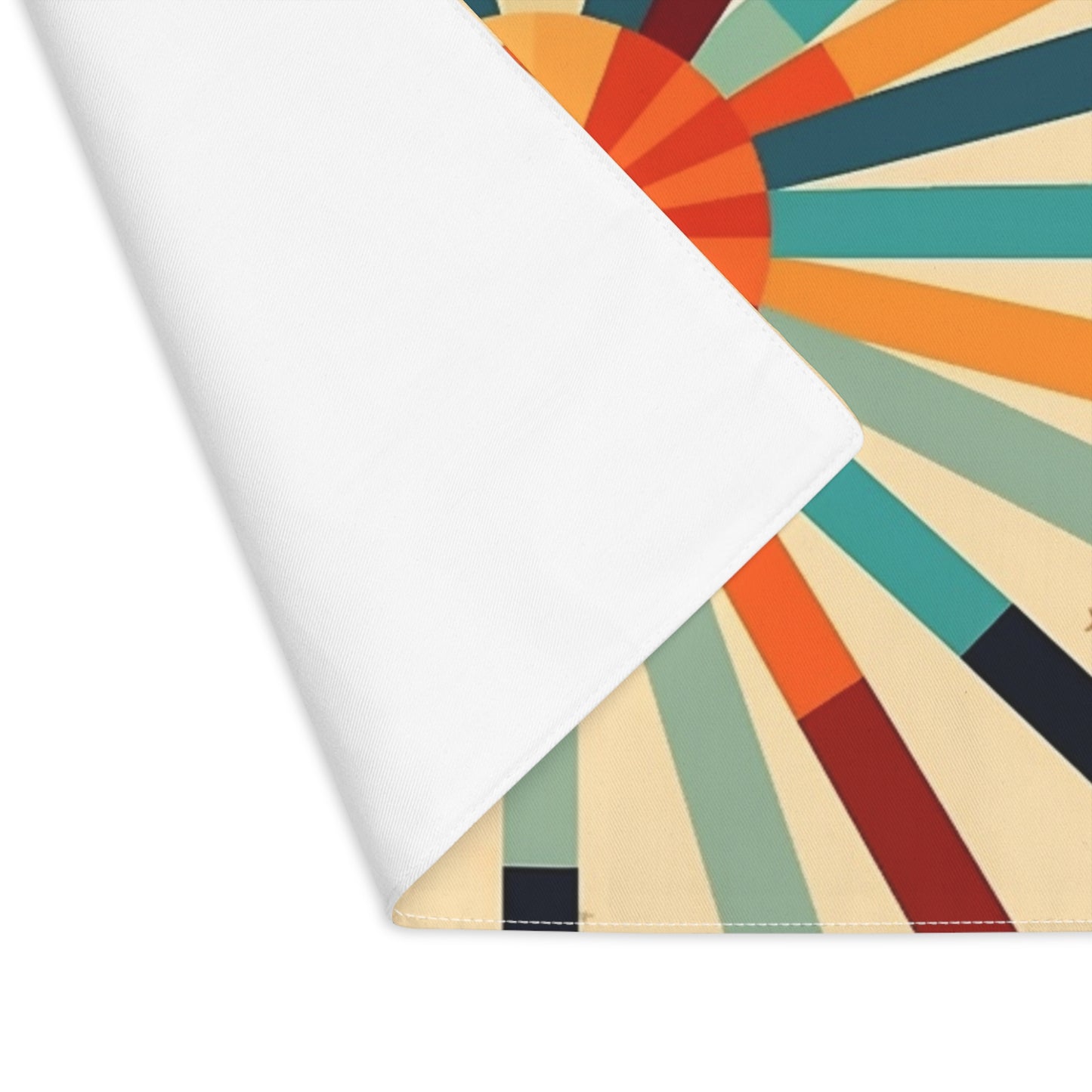 Artistic Abstractions: Starburst Candy Colored Placemat for Modern Abstract Art Lovers