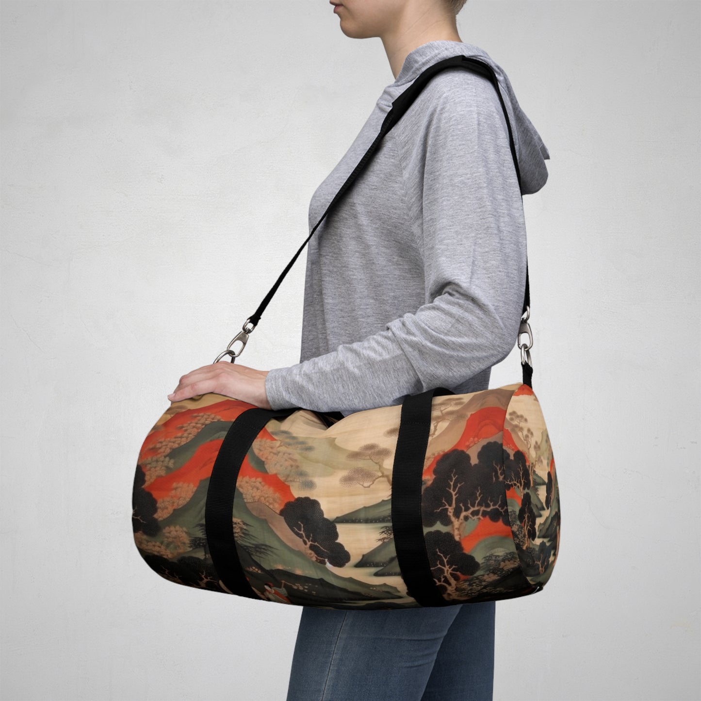 Japanese Tapestry Duffel Bag: Embrace the Artistic Splendor