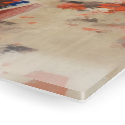 Japanese-Inspired Abstract Oil Painting Acrylic Prints: Celebrating Geisha Beauty