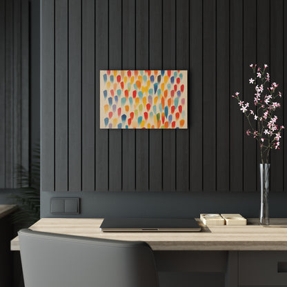 Energetic Abstraction: Colorful Shapes Acrylic Prints