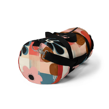 Abstract Expressions: Modern Art-Inspired Midcentury Modern Duffel Bag with Timeless Design