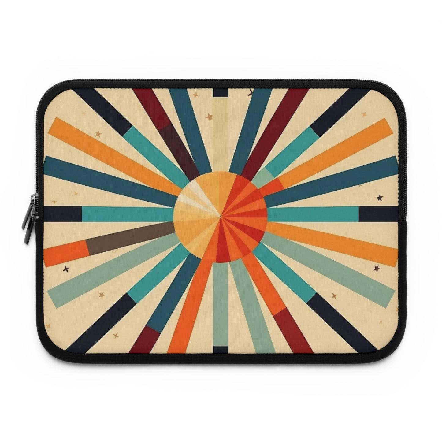 Artistic Abstractions: Starburst Laptop Sleeve for Modern Abstract Art Lovers