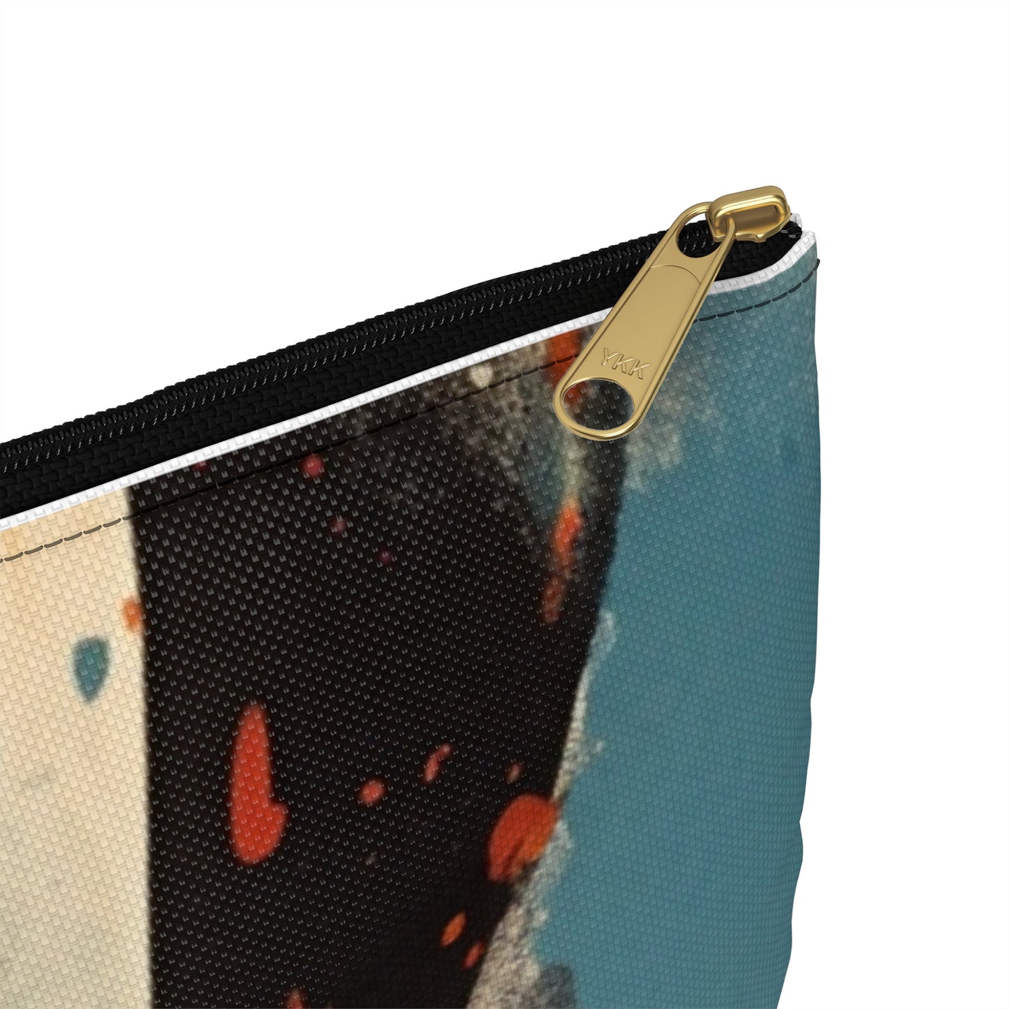 Abstract Harmony: Art-Inspired Accessory Pouch