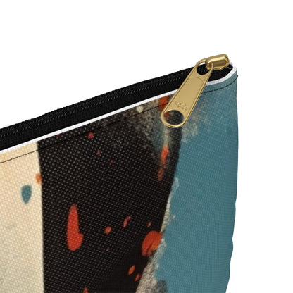 Abstract Harmony: Art-Inspired Accessory Pouch
