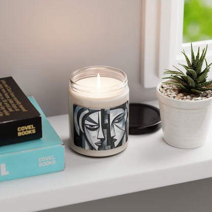 Cubist Paintings Scented Soy Candle