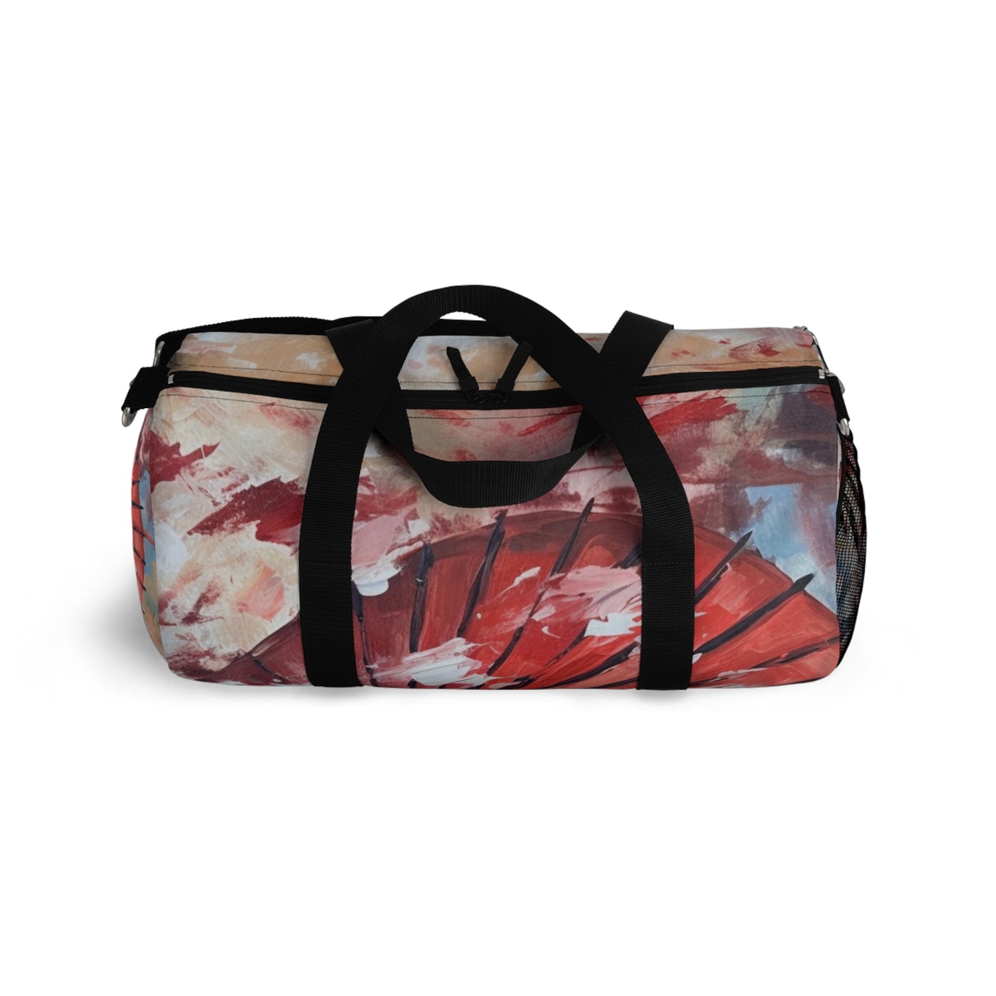 Abstract Japanese Umbrella Painting Duffel Bag: Unleashing Artistic Beauty