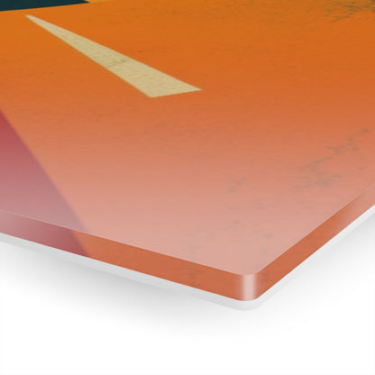 Minimalist Sunshine: Midcentury Modern Sun Acrylic Prints