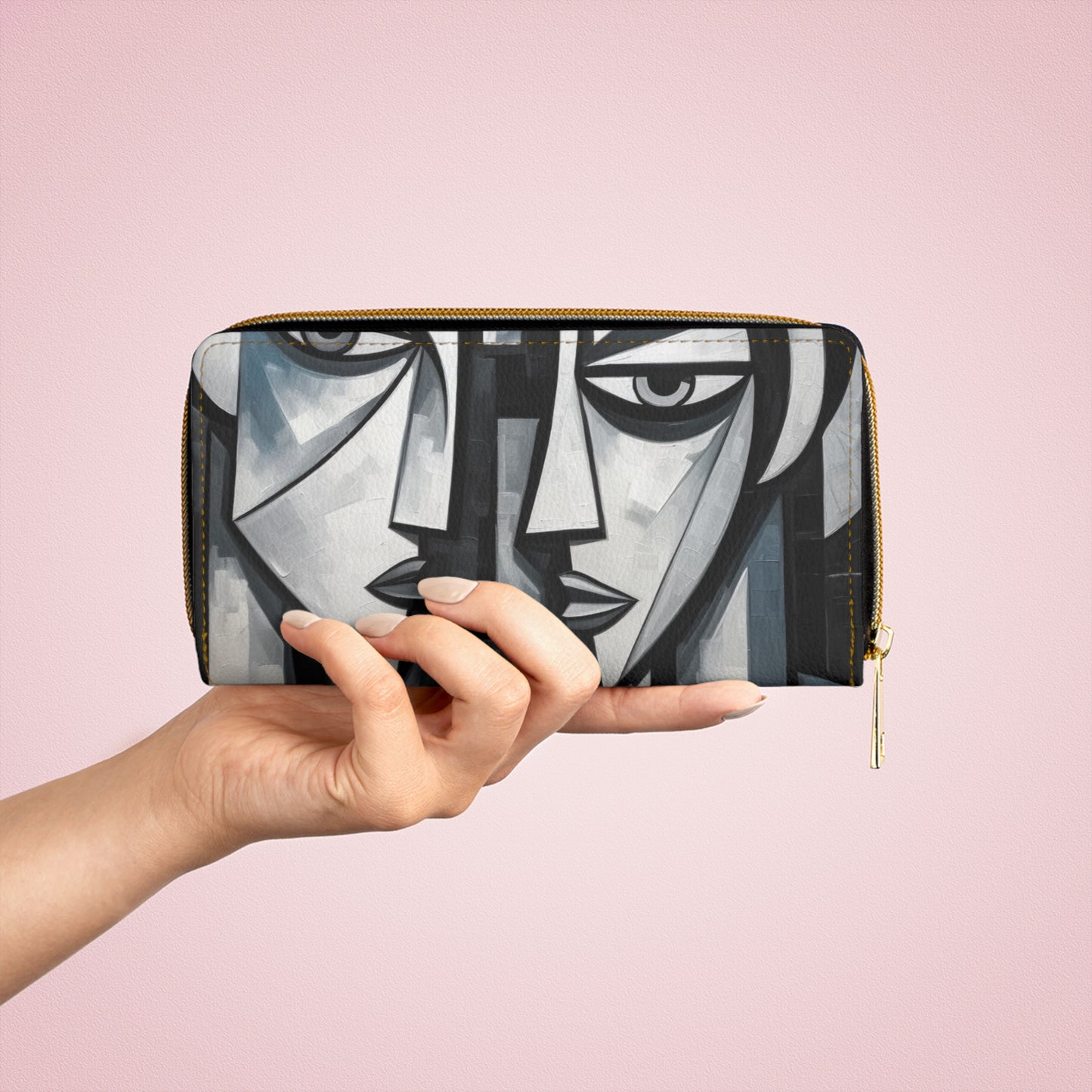 Cubist Paintings Zipper Wallet