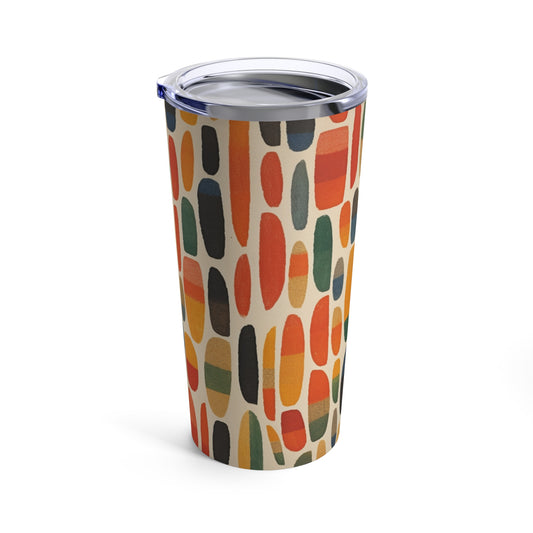 Vibrant Energy: Abstract Shapes Tumbler