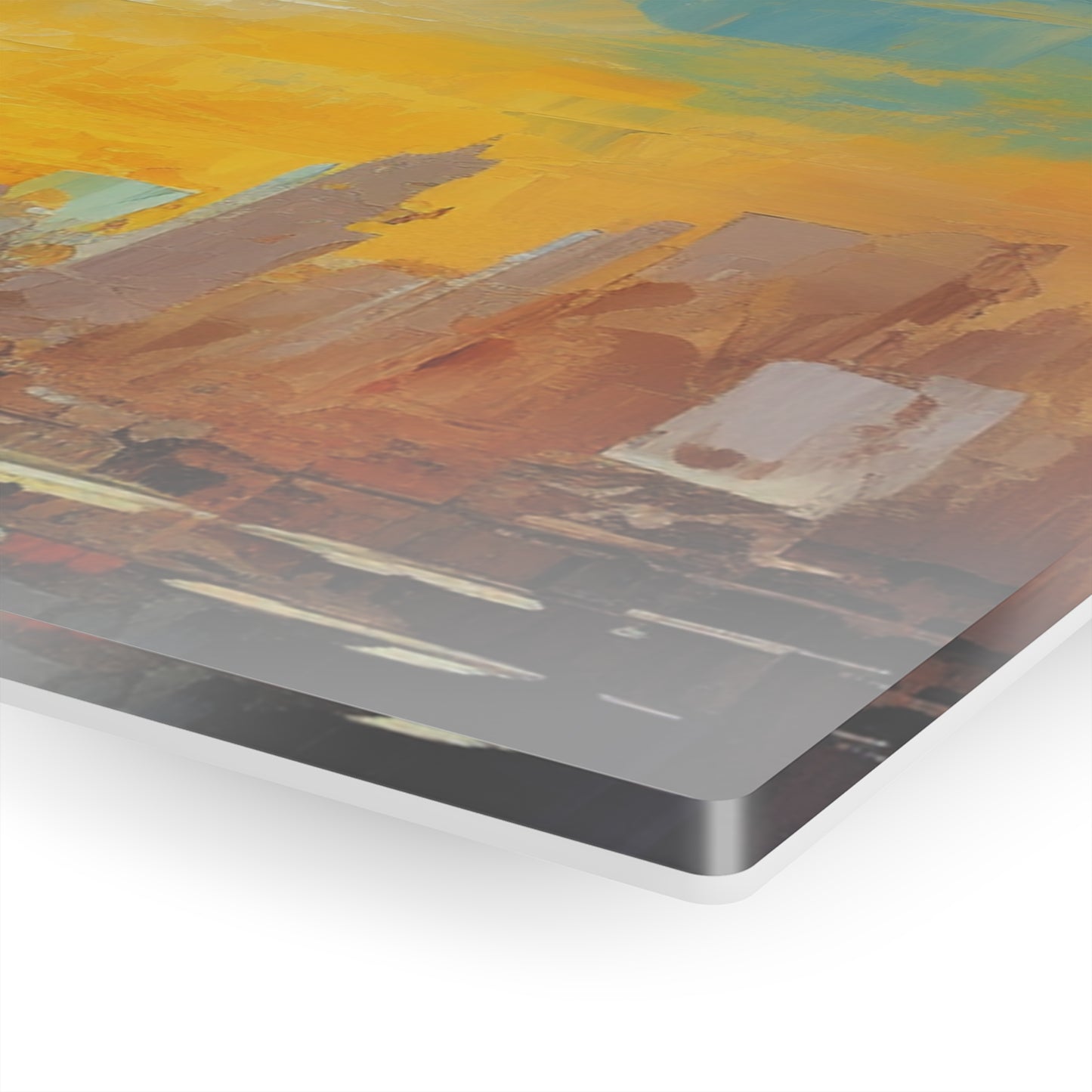 Abstract Paris Acrylic Prints: Exploring the City of Light with Brush Strokes