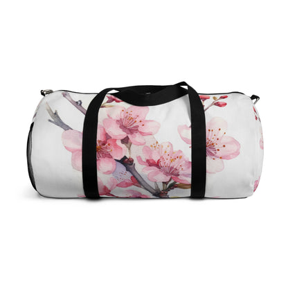 Blossoming Serenity: Watercolor Cherry Blossom Duffel Bag
