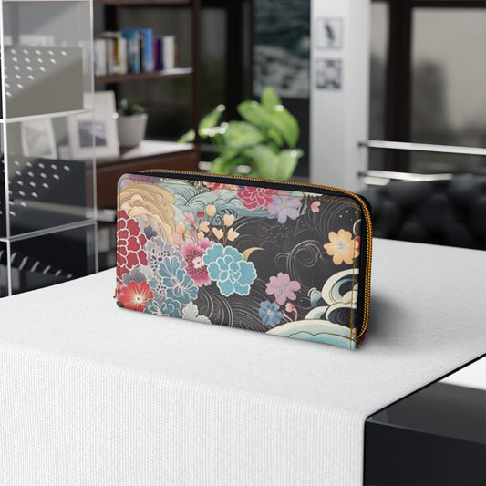 Authentic Japanese Kimono Zipper Wallet: Embrace Tradition