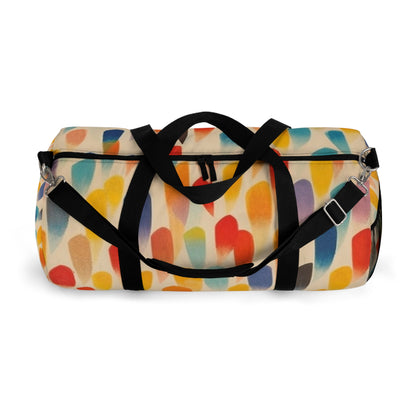 Energetic Brush Strokes Duffel Bag