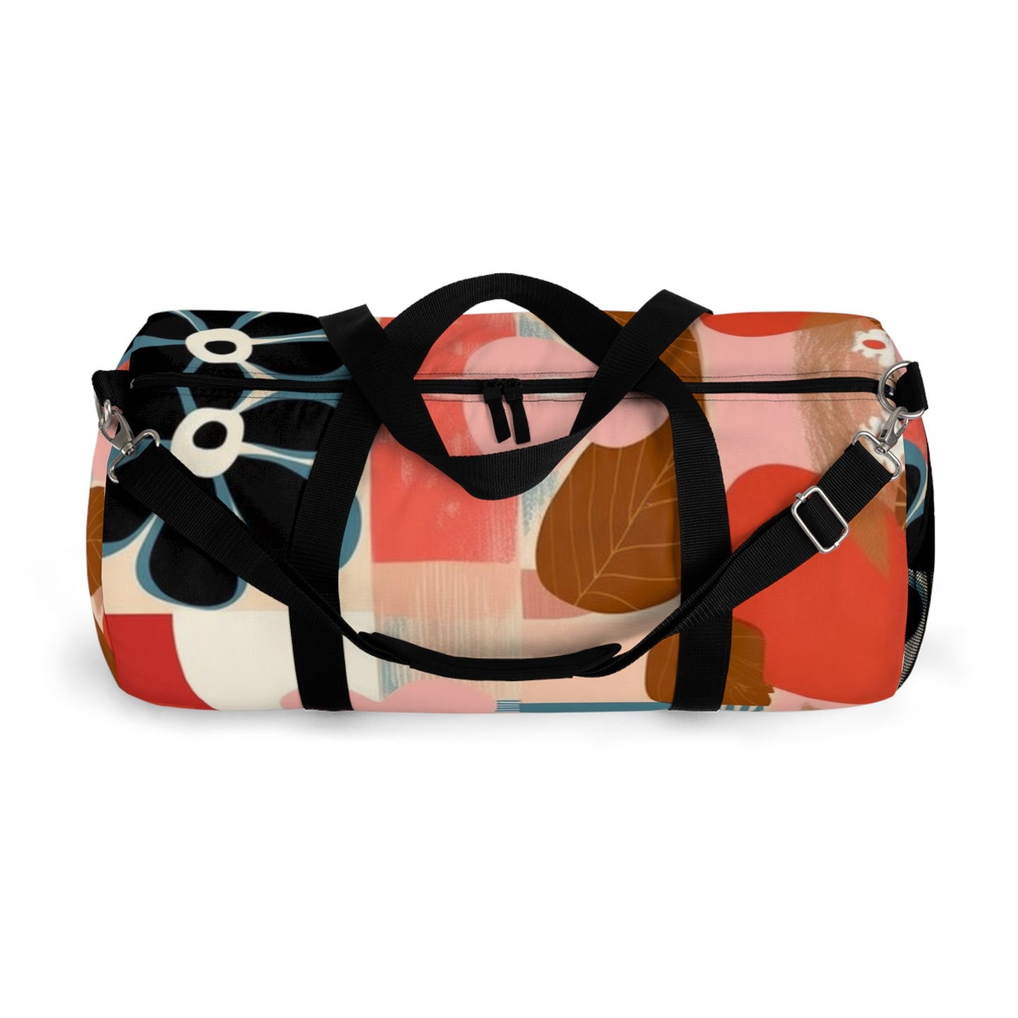 Abstract Expressions: Modern Art-Inspired Midcentury Modern Duffel Bag with Timeless Design