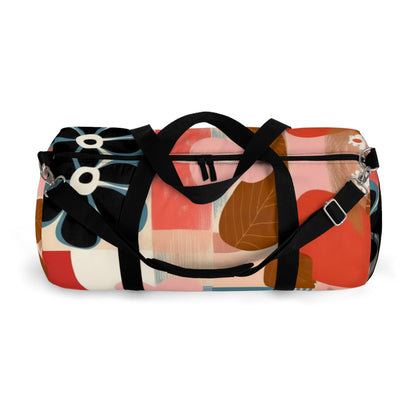 Abstract Expressions: Modern Art-Inspired Midcentury Modern Duffel Bag with Timeless Design