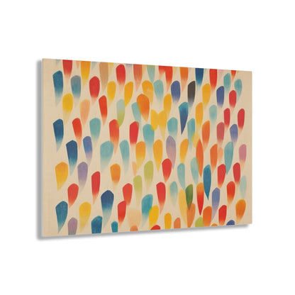 Energetic Abstraction: Colorful Shapes Acrylic Prints
