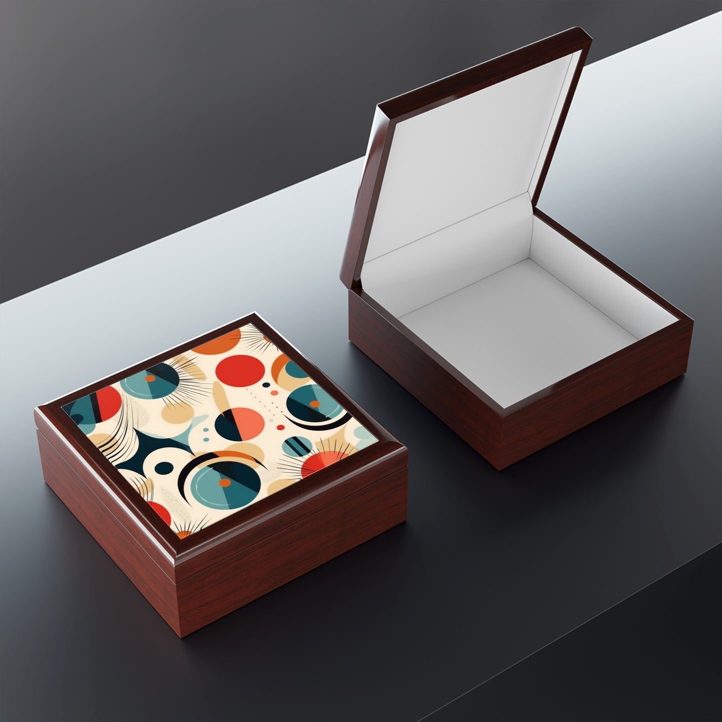 Abstract Elegance: Midcentury Modern Jewelry Box