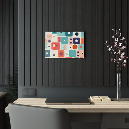 Retro Chic: Atomic Age-Inspired Acrylic Prints with Midcentury Modern Design and 1960s Fashion
