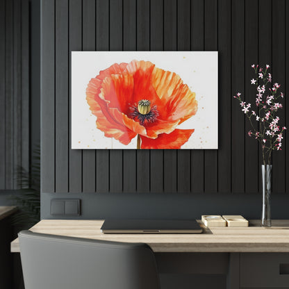 Watercolor Poppy Garden Acrylic Prints: Unleash the Beauty of Nature