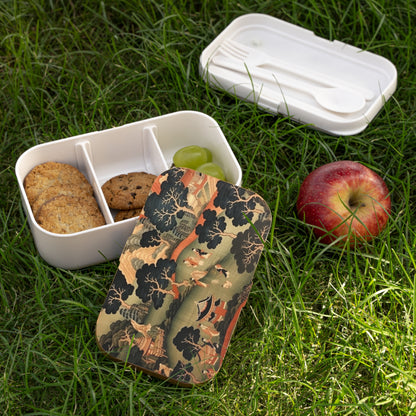 Tapestry Treasures: Japanese-inspired Bento Box for Art Lovers