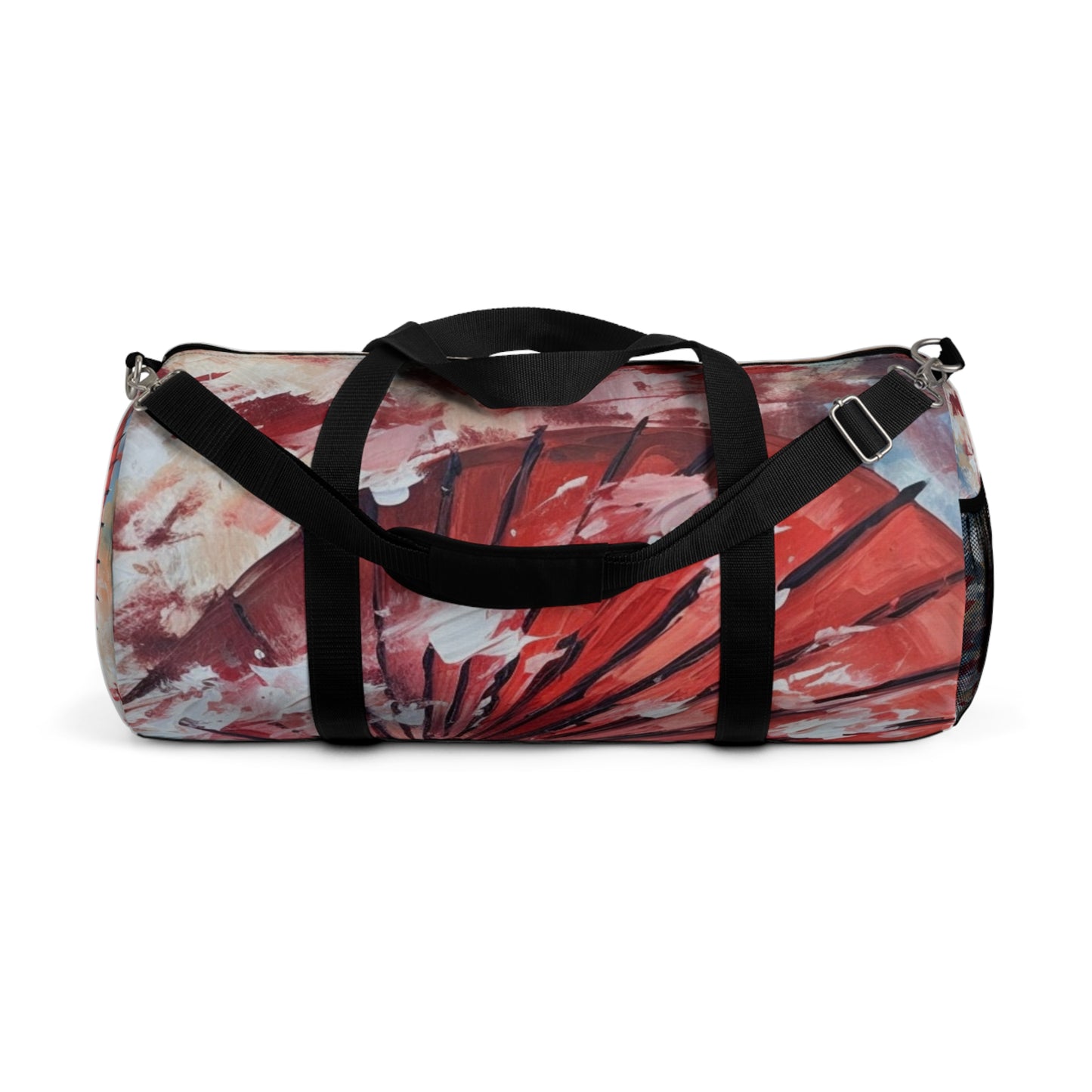 Abstract Japanese Umbrella Painting Duffel Bag: Unleashing Artistic Beauty
