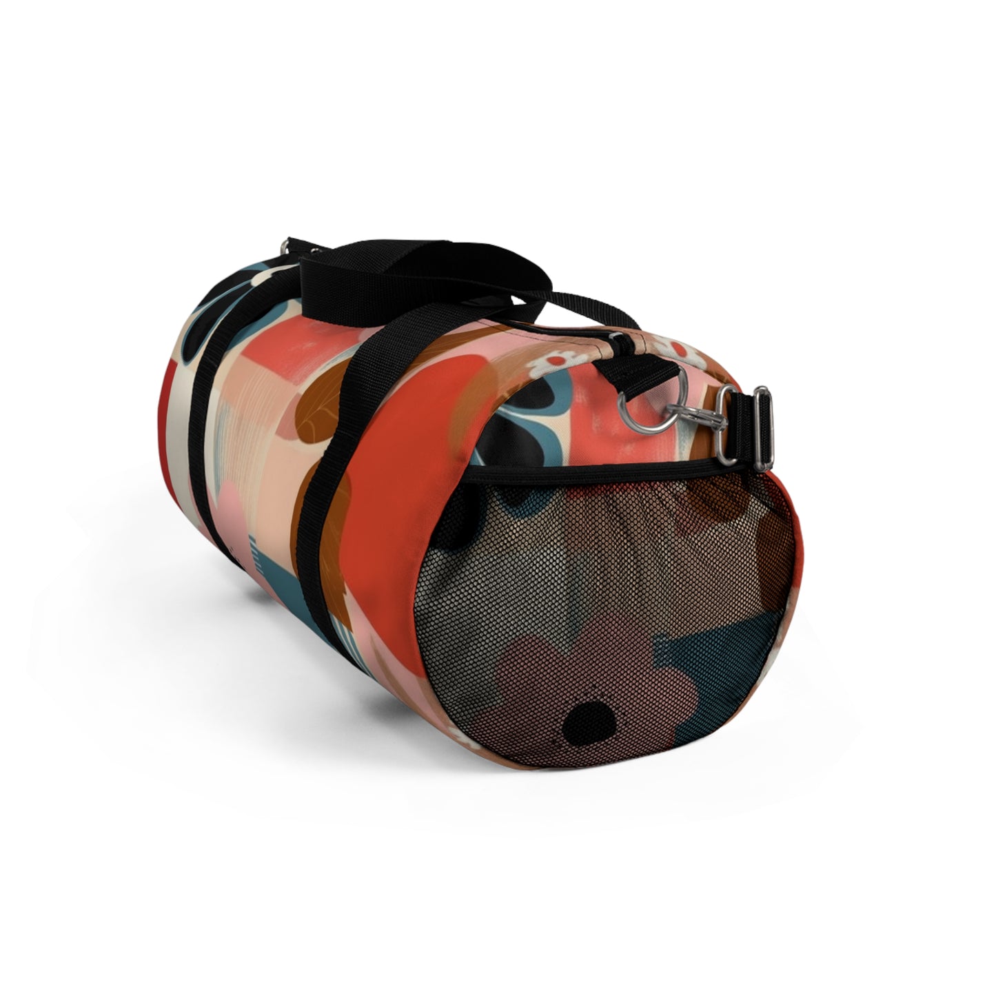 Abstract Expressions: Modern Art-Inspired Midcentury Modern Duffel Bag with Timeless Design