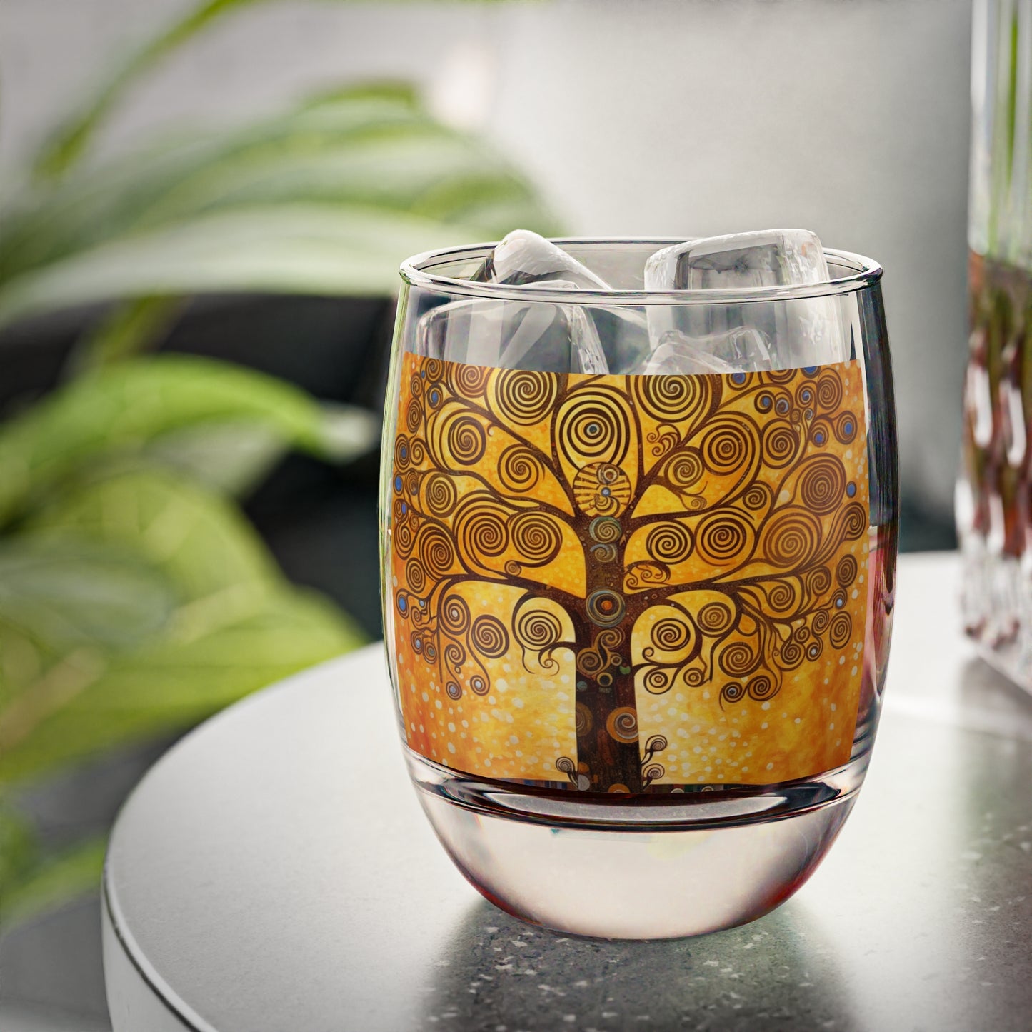 The Tree of Life Whiskey Glass: A Modern Art Tribute to Gustav Klimt