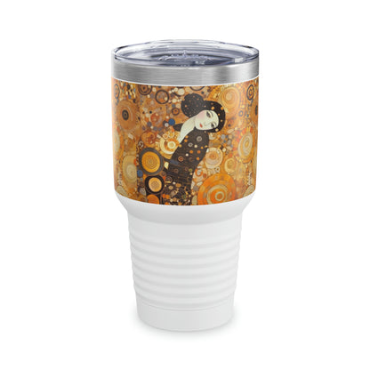 Sensational Symmetry: Ringneck Tumbler Inspired by Gustav Klimt's Women