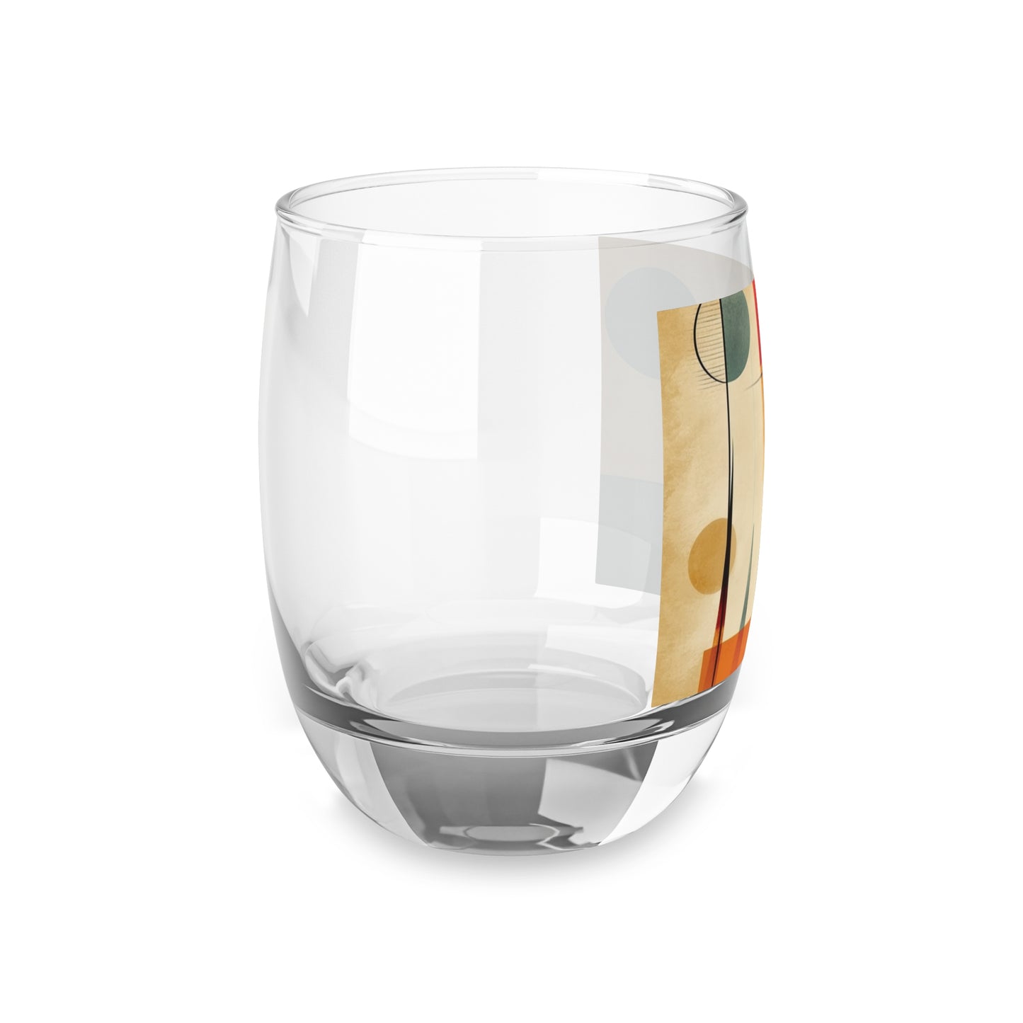 Modern Geometric Simplicity: Minimalist Whiskey Glass for Contemporary Home Decor