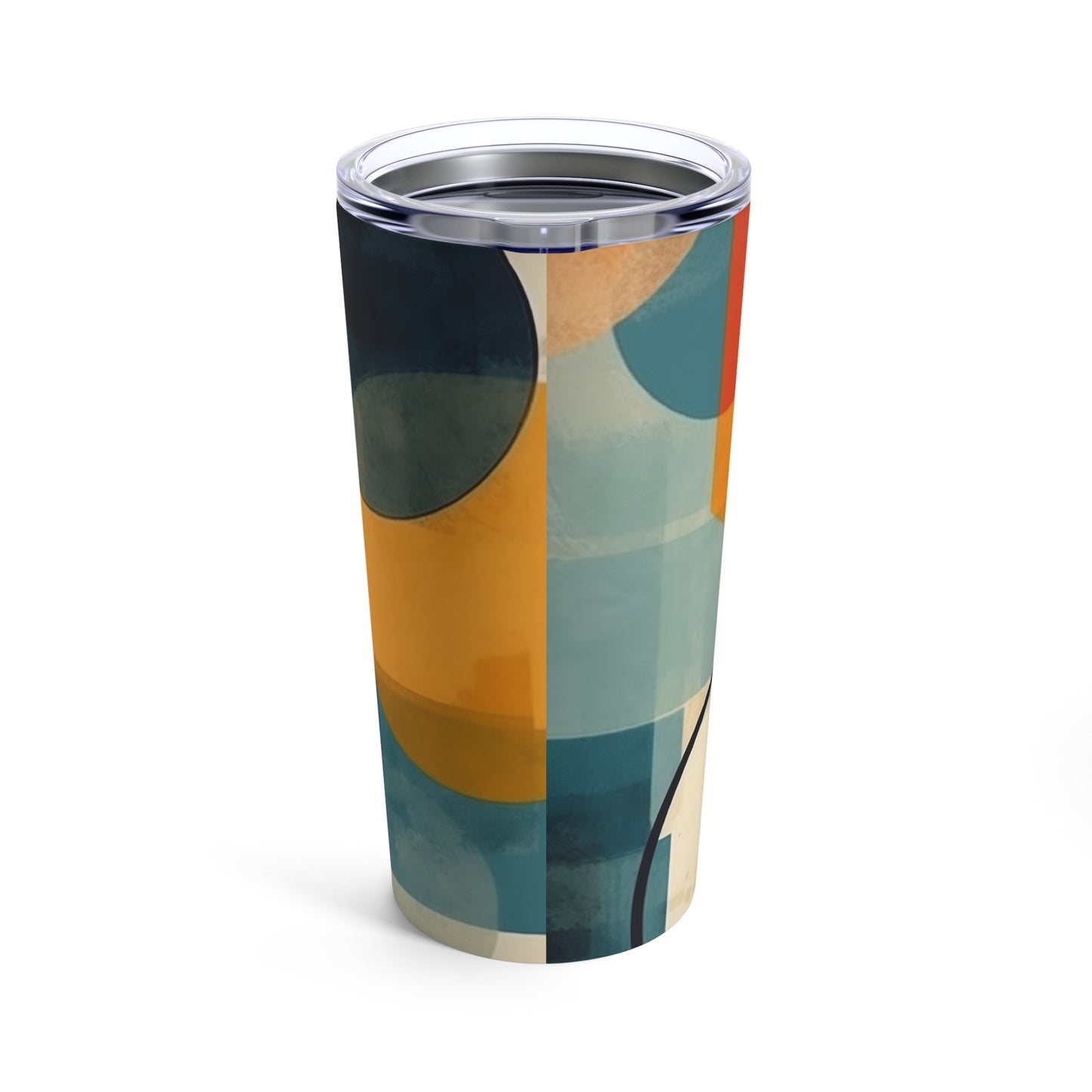 Geometric Gems: Tumbler Inspired by Abstract Geometric Art