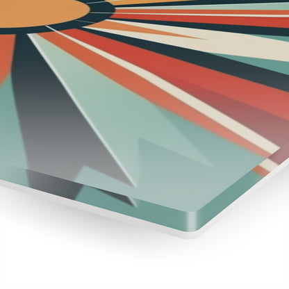 Starburst Acrylic Prints in Atomic Age and Midcentury Modern Design