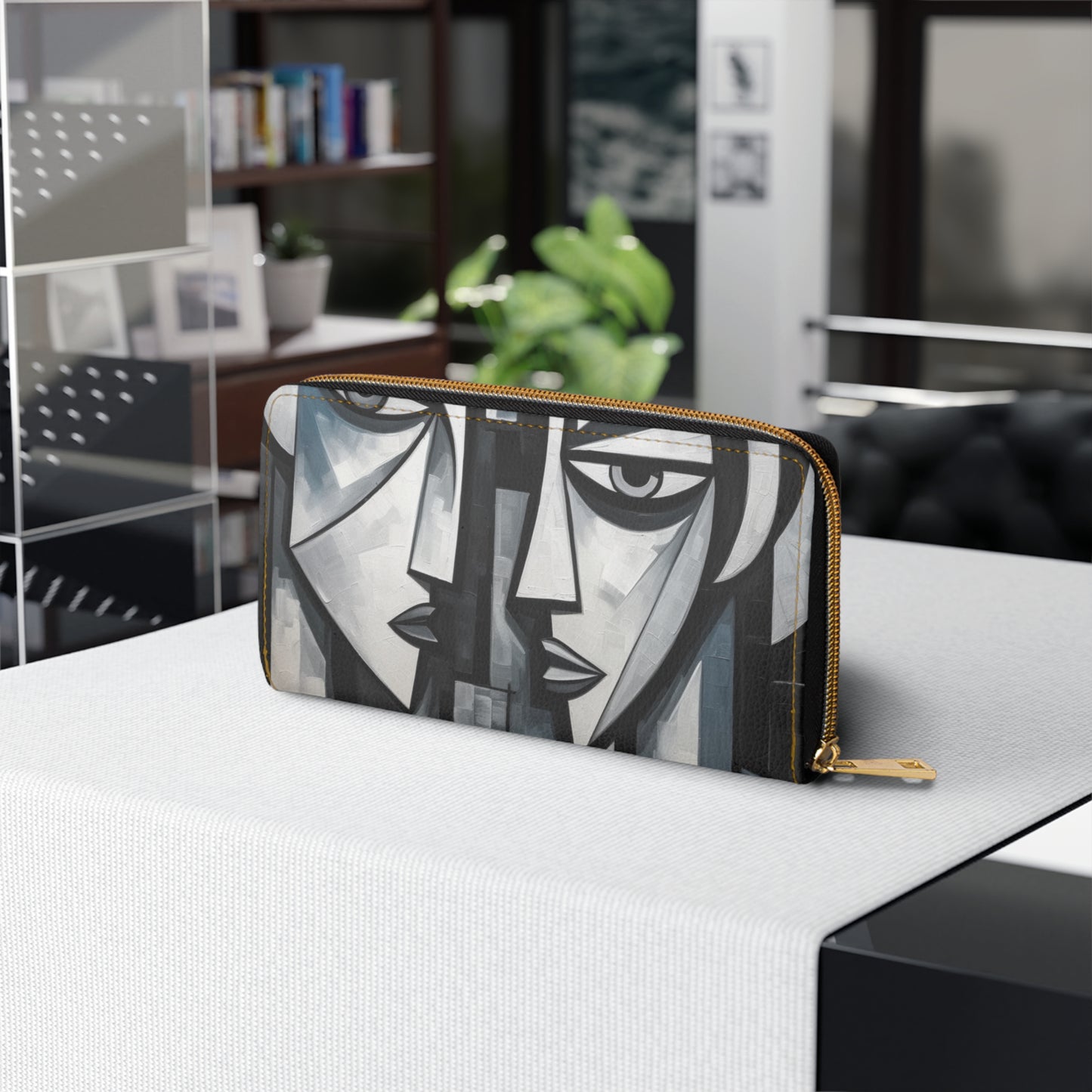 Cubist Paintings Zipper Wallet