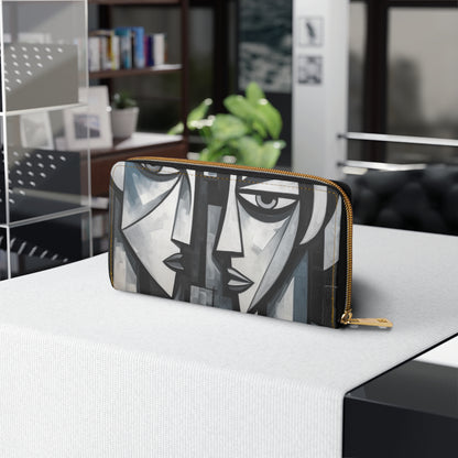 Cubist Paintings Zipper Wallet