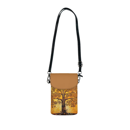 The Tree of Life Small Cell Phone Wallet: A Modern Art Tribute to Gustav Klimt