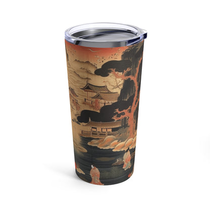 Symbolic Harmony: Gustav Klimt Tree of Life Tumbler, Embrace Artistic Elegance