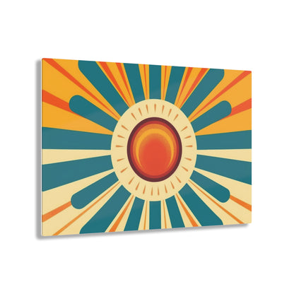 Atomic Age Sunshine: Midcentury Modern Sun Acrylic Prints