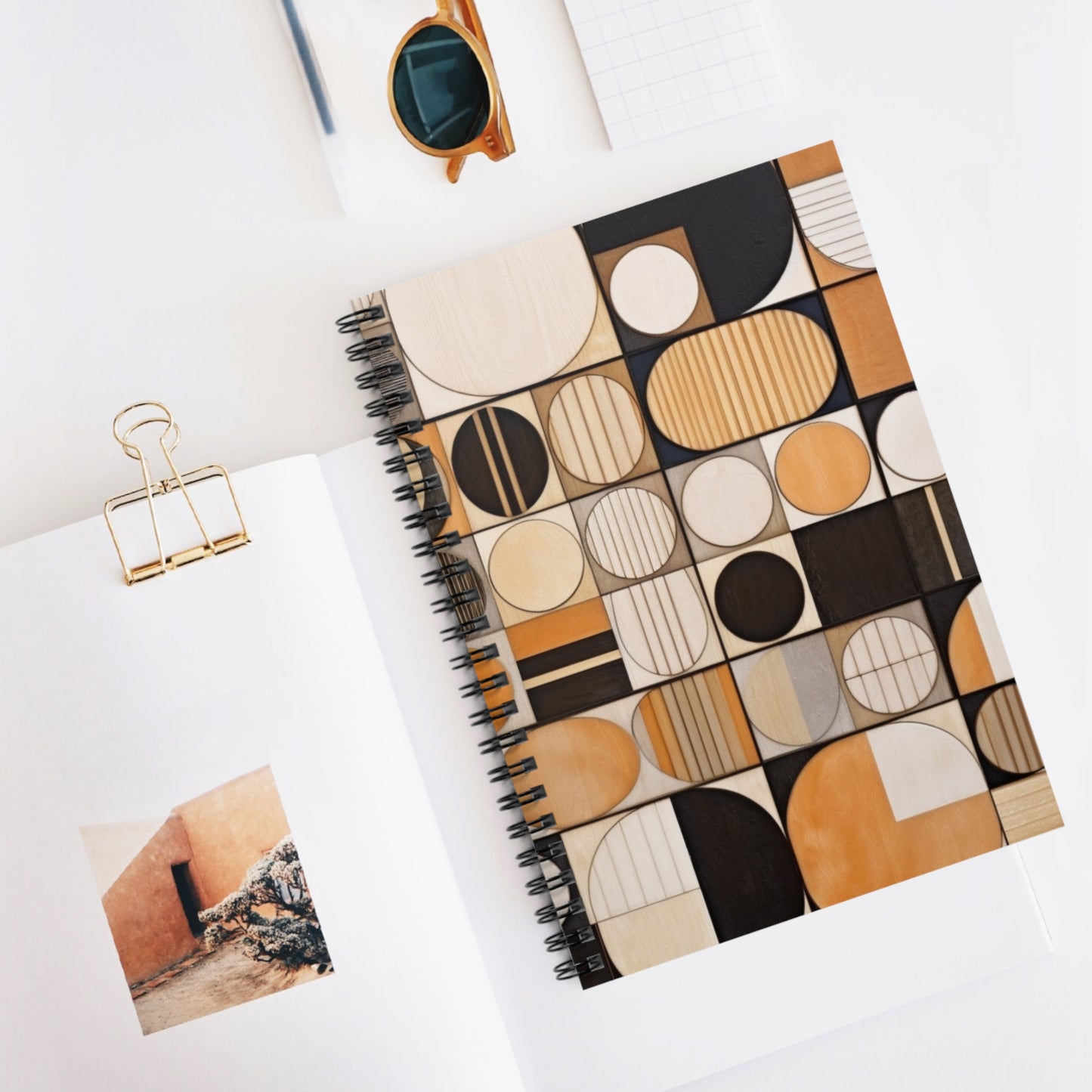Mosaic Medley: Circular Shapes Notebook