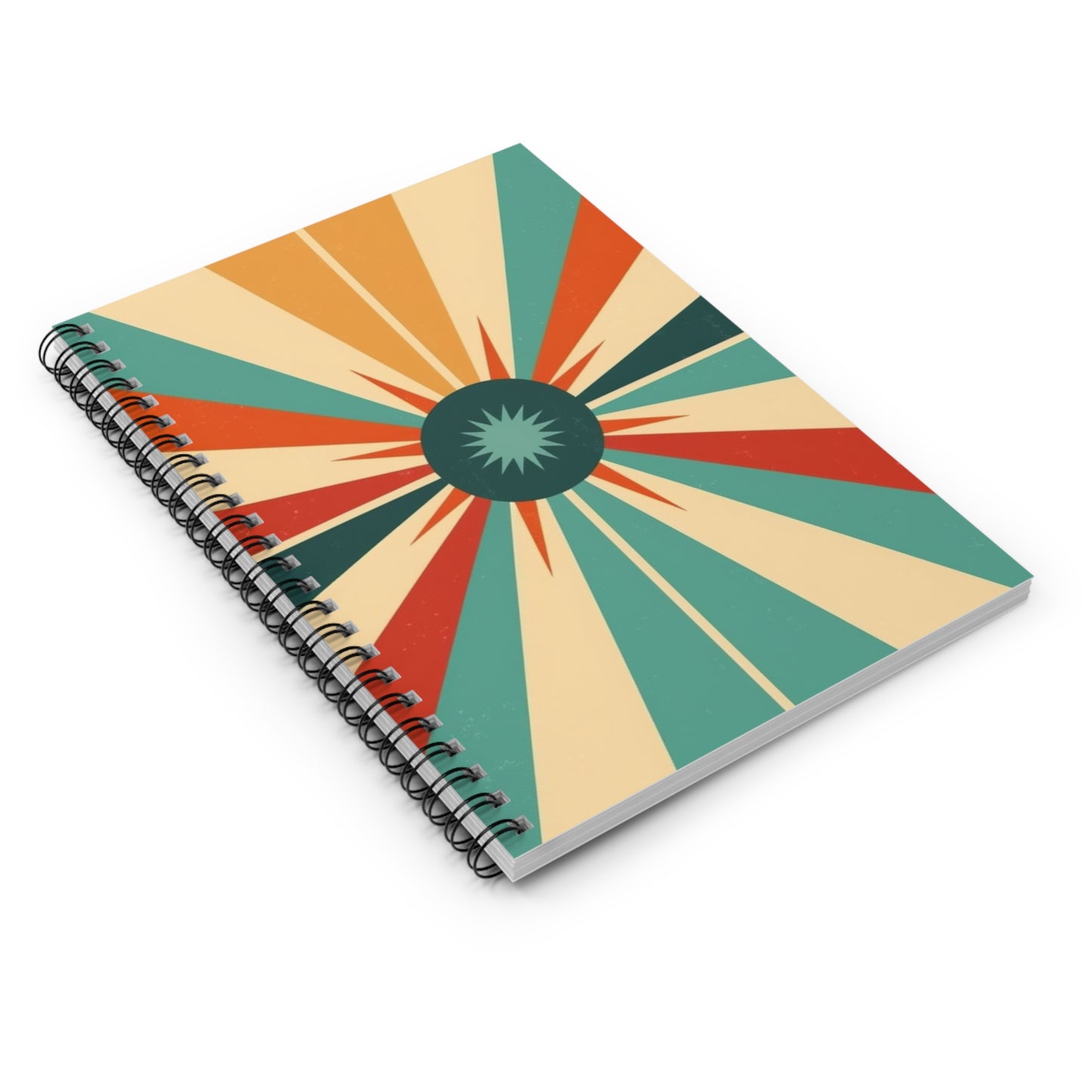 Timeless Elegance: Starburst Candy Colored 1950s and 1960s Fashion Inspired Notebook
