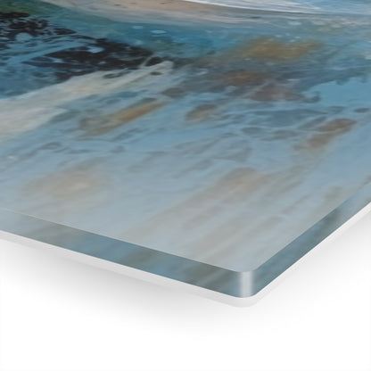 Ethereal Elegance: Acrylic Prints featuring an Abstract Oil Painting of Jasmine