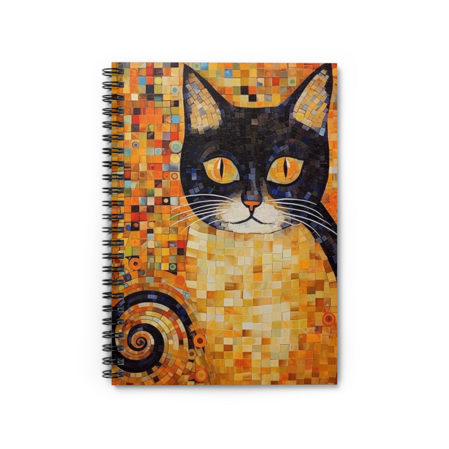 19th Century Charm: Art Nouveau Spiral Notebook