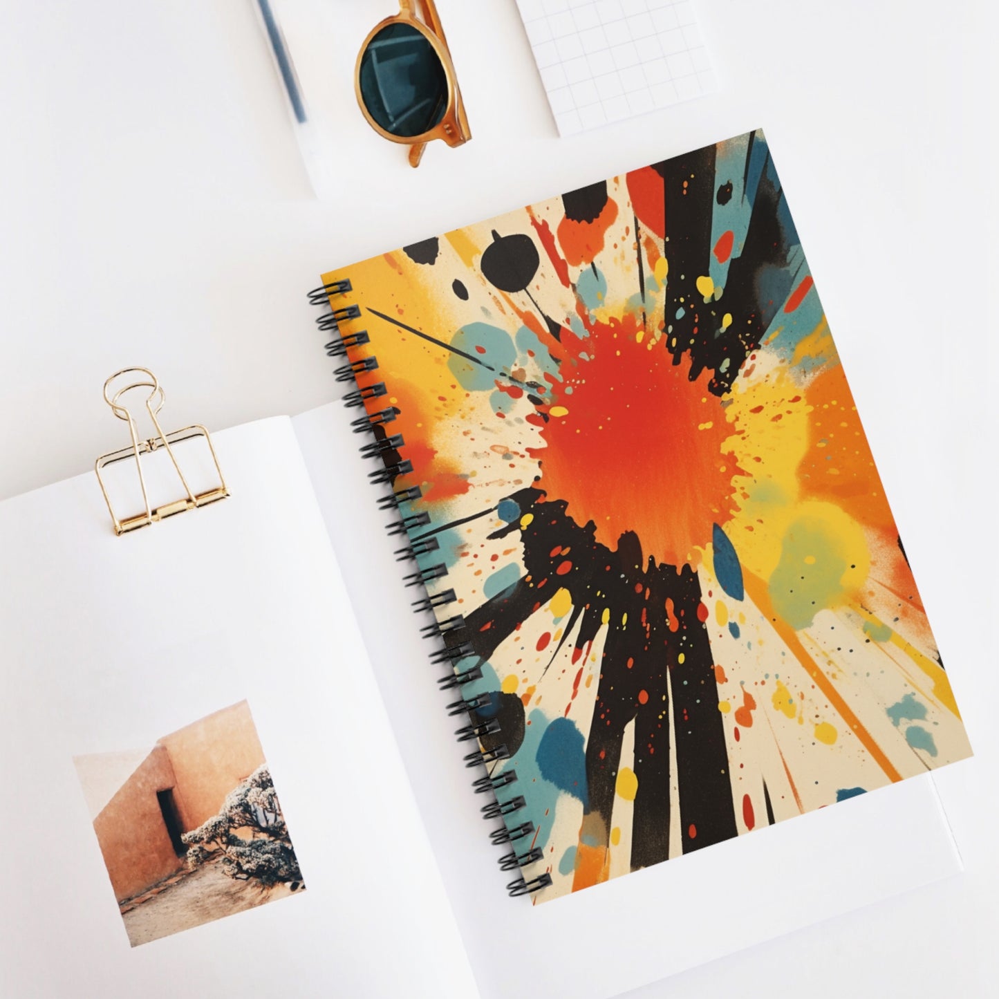 Luminous Brushstrokes: Abstract Notebook