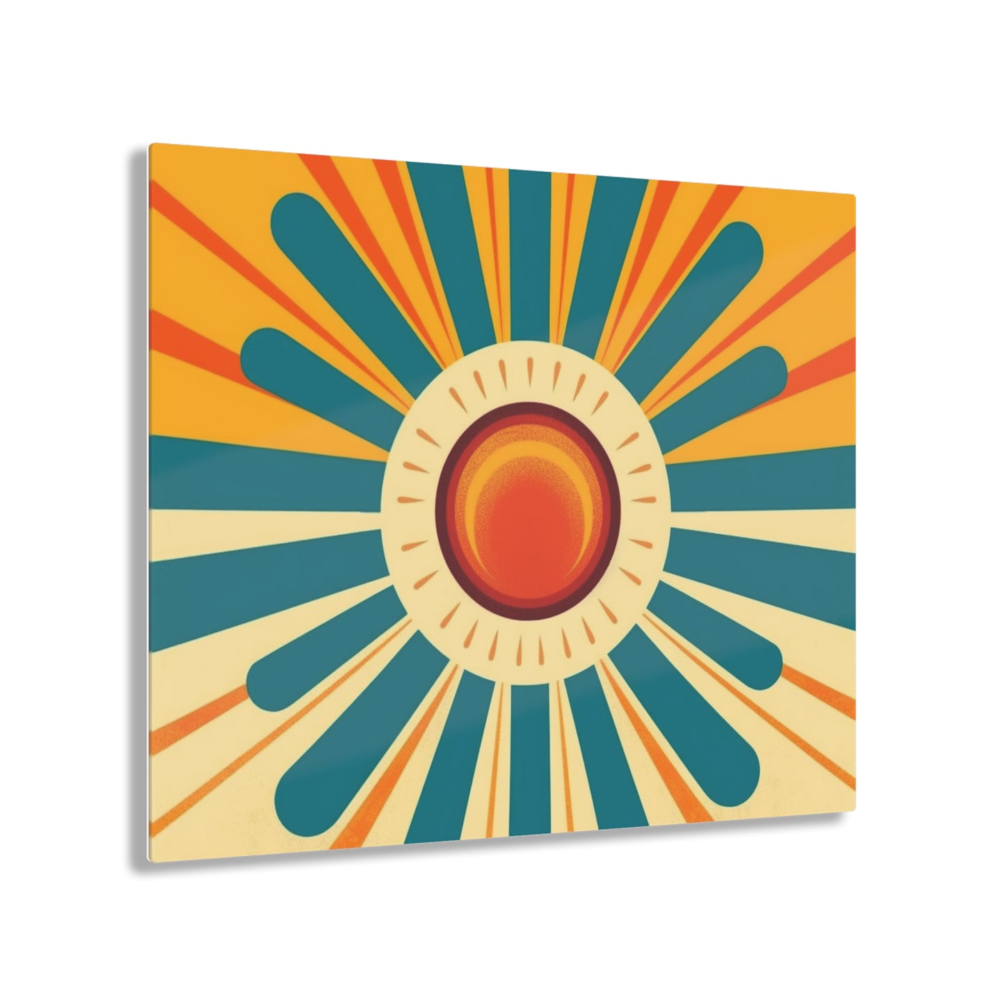 Atomic Age Sunshine: Midcentury Modern Sun Acrylic Prints
