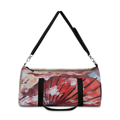 Abstract Japanese Umbrella Painting Duffel Bag: Unleashing Artistic Beauty