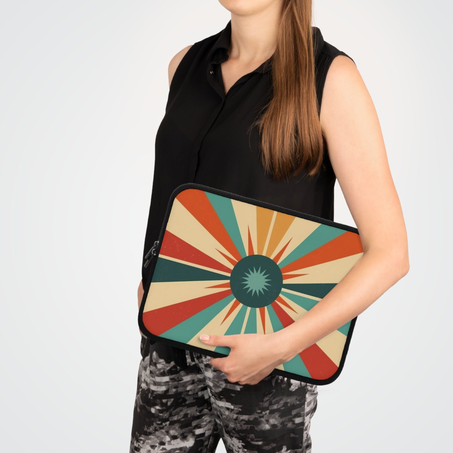 Vintage Fashion Inspiration: Starburst Laptop Sleeve with 1950s and 1960s Flair