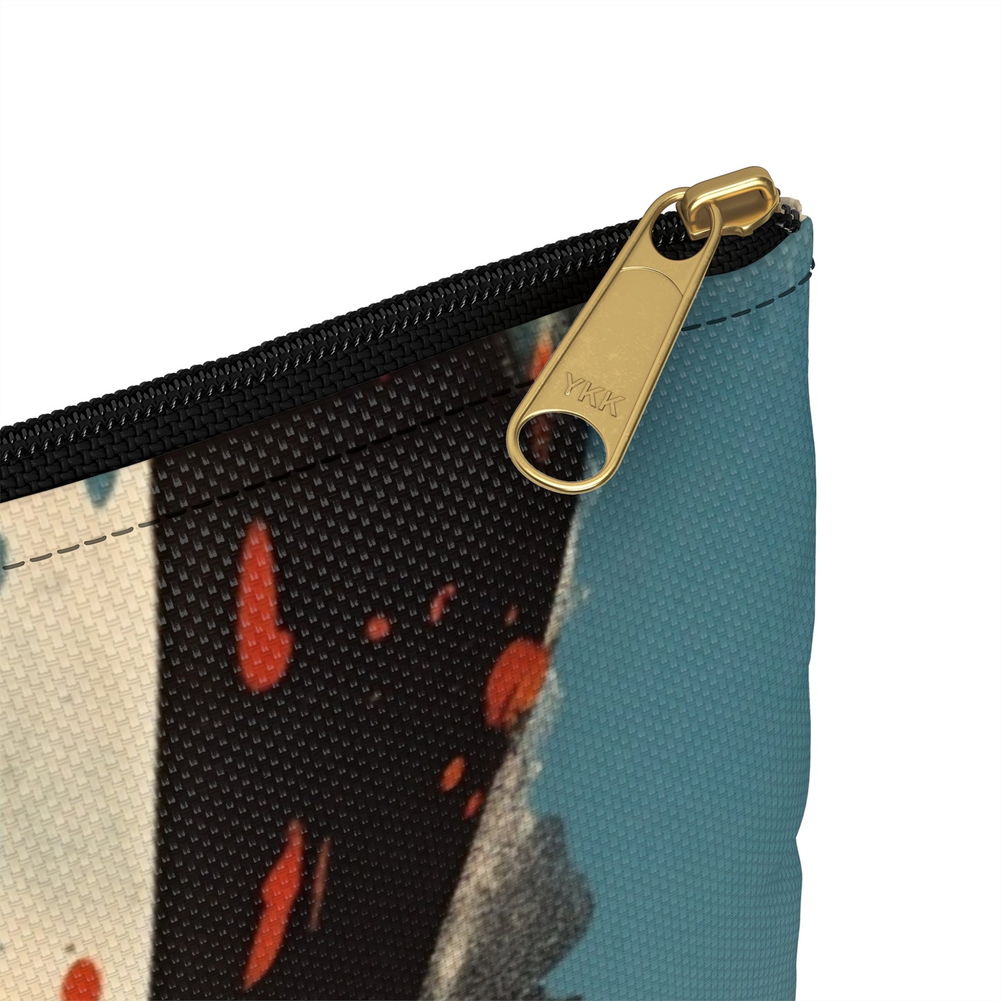 Abstract Harmony: Art-Inspired Accessory Pouch
