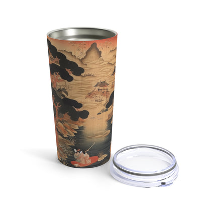 Symbolic Harmony: Gustav Klimt Tree of Life Tumbler, Embrace Artistic Elegance