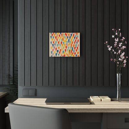 Energetic Abstraction: Colorful Shapes Acrylic Prints